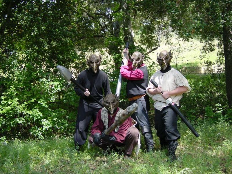 A group of hostile garri