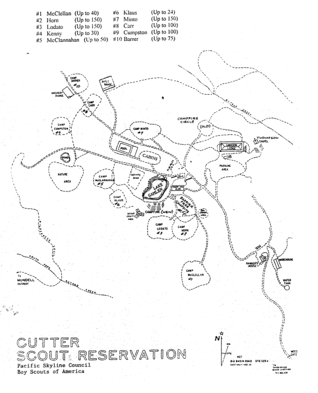 This is an out-of-game map of the Camp Cutter we use for two-day events. It's the setting for Mandrake's Landing.