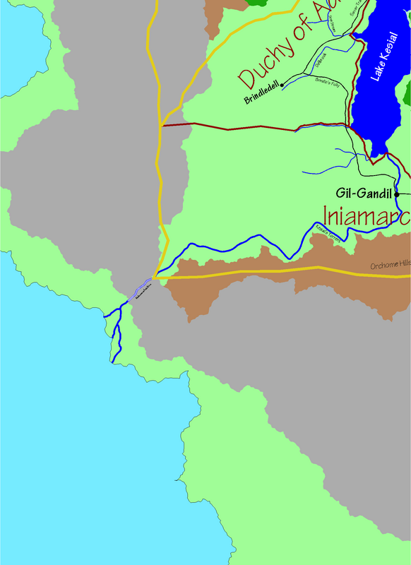 The underground river that leads out to the ocean from southwestern Quadlum.