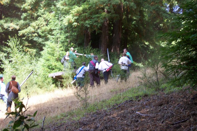 Monsters attack the scouts.