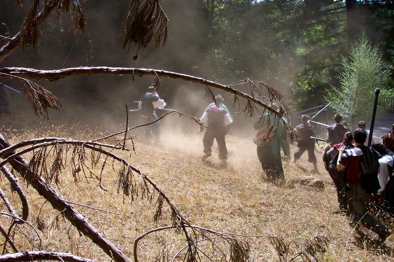 Much of the area near Mandrake's Landing gets quite dusty in the late summer.