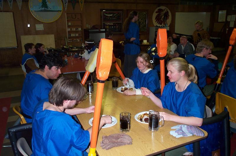 Mephosian Soldiers at Dinner