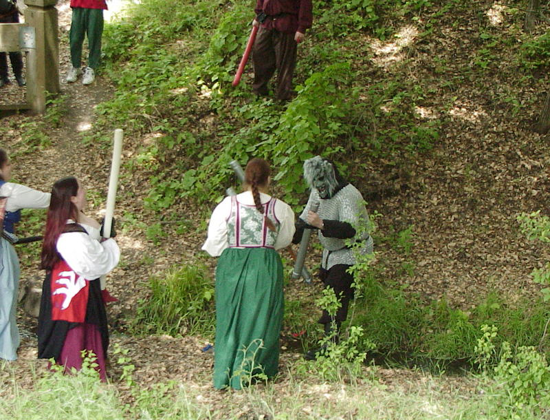 The ladies attack!